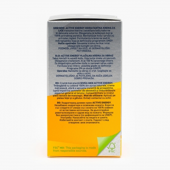 Cremă revitalizantă Men Active Energy Q10 50ml