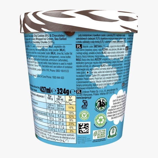 Înghețată Sundae Cookie Vermont-ster 0.427l