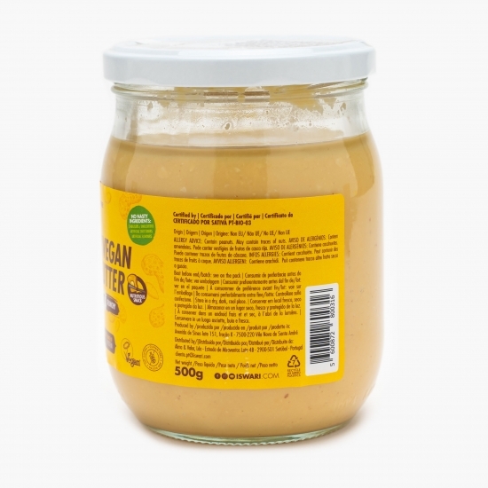 Cremă tartinabilă crocantă din arahide eco fără zahăr 500g