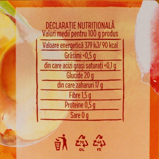 Compot de piersici jumătăți 720g