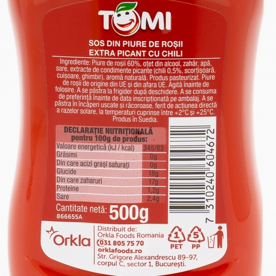 Ketchup x-tra iute 500g