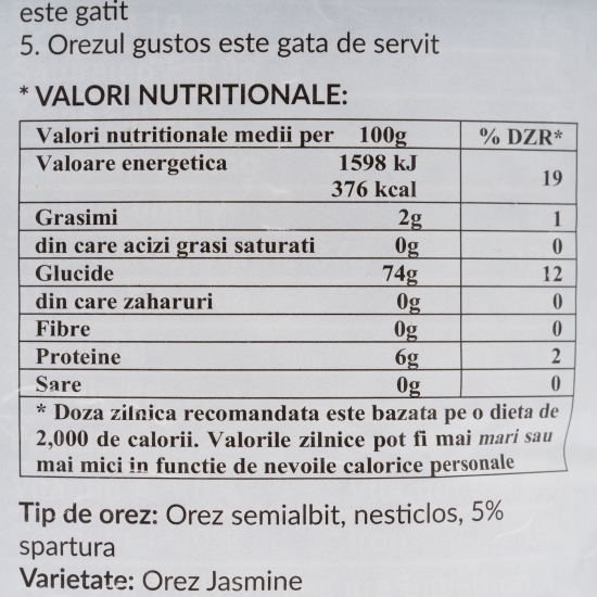 Orez brun Jasmine 1kg