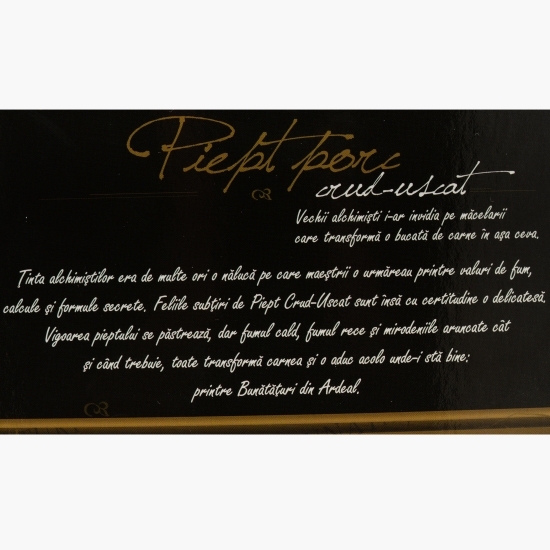 Piept de porc crud-uscat, feliat 100g