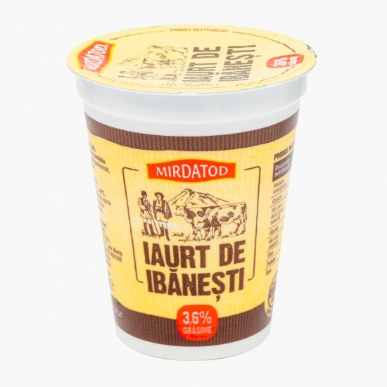 Iaurt de Ibănești, 3.6% grăsime, 400g