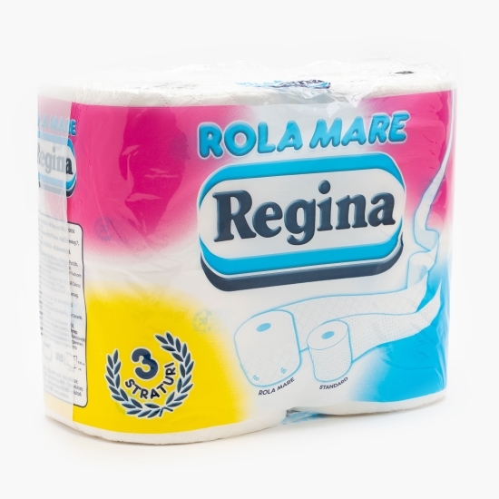 Hârtie igienică rolă mare 4 role, 3 straturi