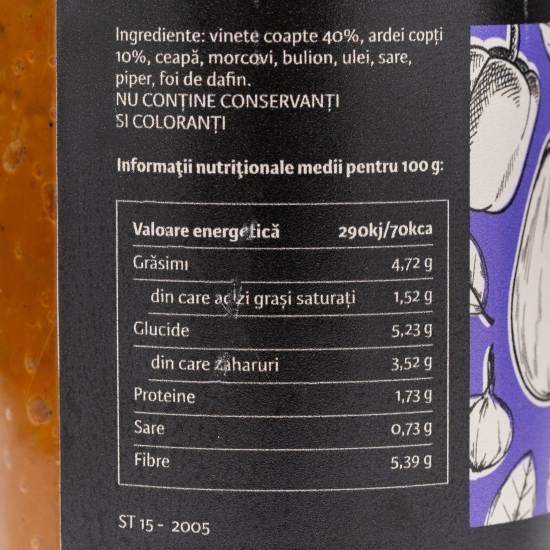 Zacuscă de vinete și ardei copți 300g