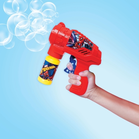 Jucărie pistol baloane de săpun cu Spider-Man