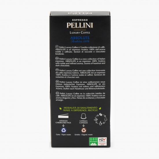 Capsule cafea, Espresso Absolute, 10 băuturi, 50g