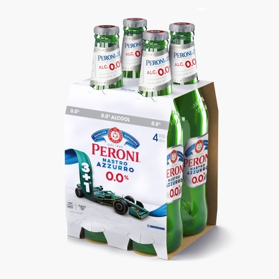 Bere blondă fără alcool sticlă 4x330ml (3+1)