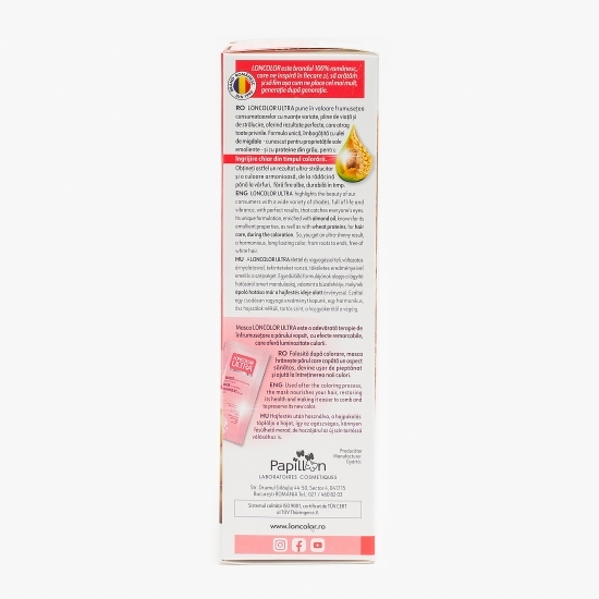 Vopsea permanentă pentru păr Ultra 9 Blond deschis 100ml
