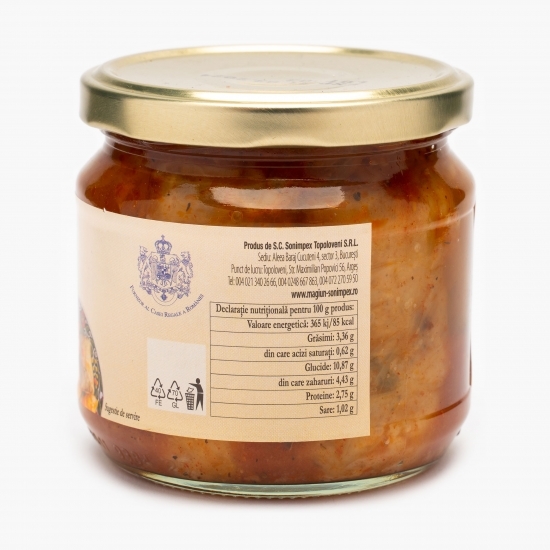 Sarmale de post cu prune uscate învelite în foi de varză 370g