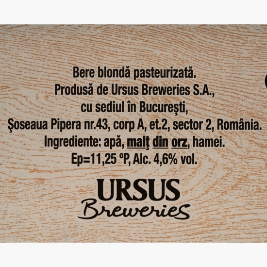 Bere blondă premium sticlă 6x0.33 l(5+1)