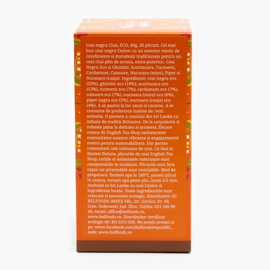 Ceai eco Black tea Chai 40g