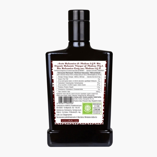 Oțet balsamic de Modena eco IGP, 0.25l