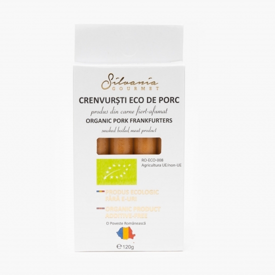 Crenvurști eco de porc 120g