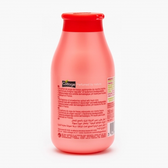 Lapte de duș căpșuni și mentă 0.25l