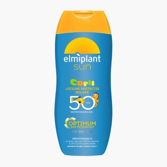 Loțiune cu protecție solară pentru copii SPF 50, 200ml