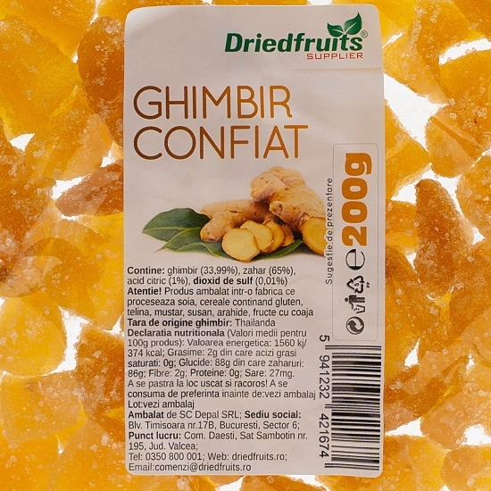 Ghimbir confiat 200g