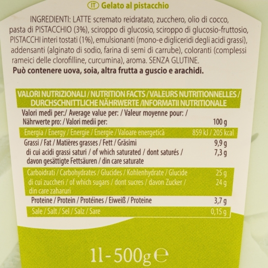Înghețată fistic 1l (500g)