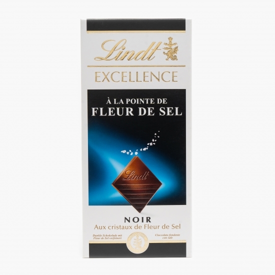 Ciocolată amăruie extra fină, cu sare de mare 100g