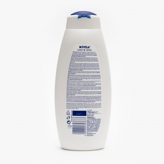 Gel de duș & spumant de baie Relax & Care 0.75l