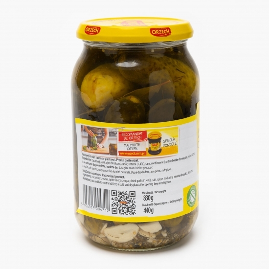  Castraveți în oțet cu mărar și usturoi 830g