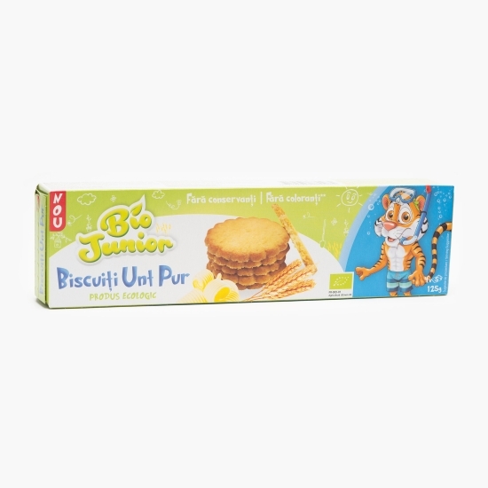 Biscuiți eco cu unt pur 125g