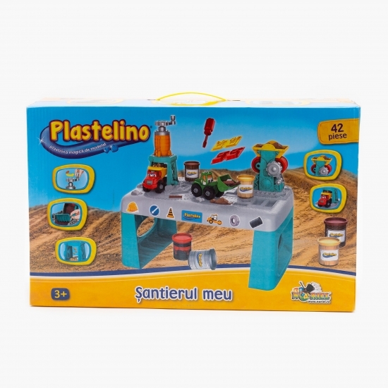 Set de plastilină Șantierul meu 3+ ani