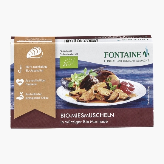 Midii în sos picant, eco, 120g