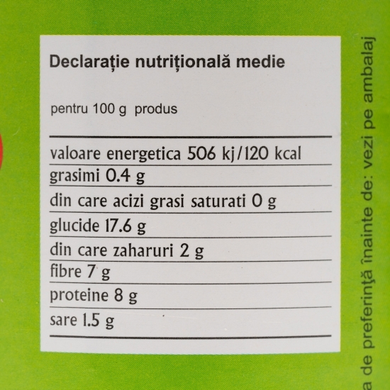 Boabe de bob conservate în apă 400g
