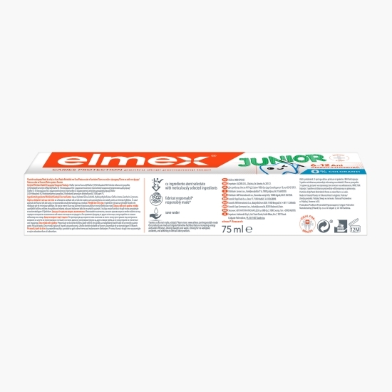 Pastă de dinți pentru copii cu fluor Junior, vârstă 6-12 ani, 75ml
