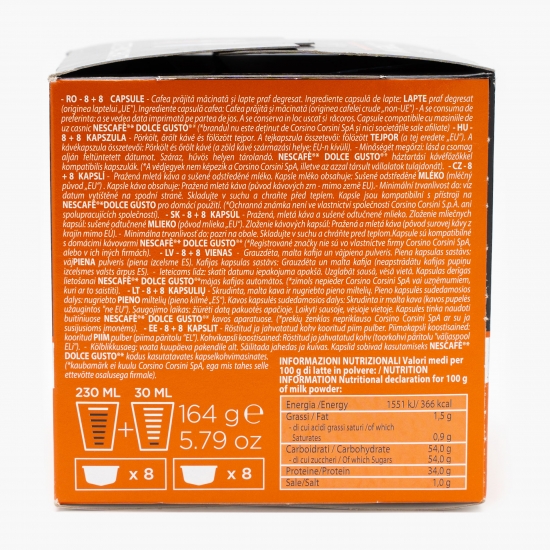 Capsule cafea, Latte Macchiato, 8 băuturi, 164g