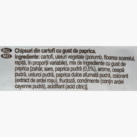 Chipsuri din cartofi cu paprika 170g