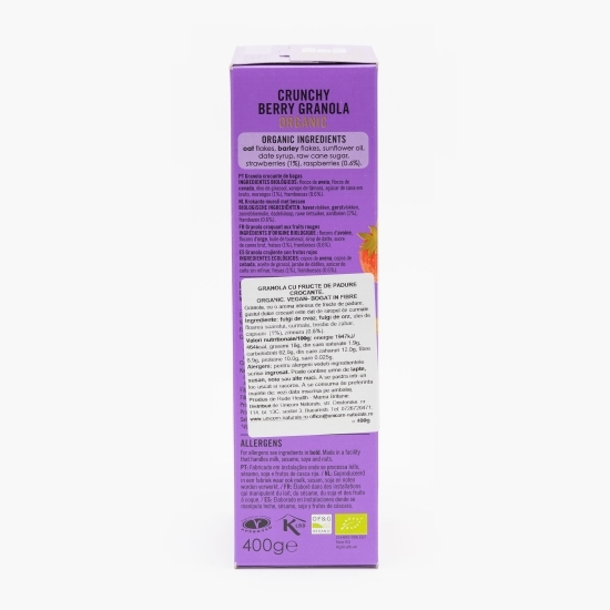 Granola eco cu fructe de pădure 400g