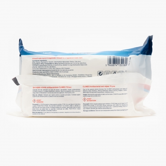 Șervețele umede antibacteriene 70 buc