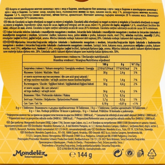 Ciocolată elvețiană Easter Pack 144g