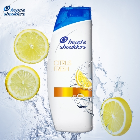 Șampon anti-mătreață Citrus Fresh pentru păr gras 2x400ml