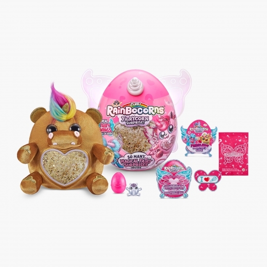 Jucărie Unicornul curcubeu surpriză cu aripi 3+ ani