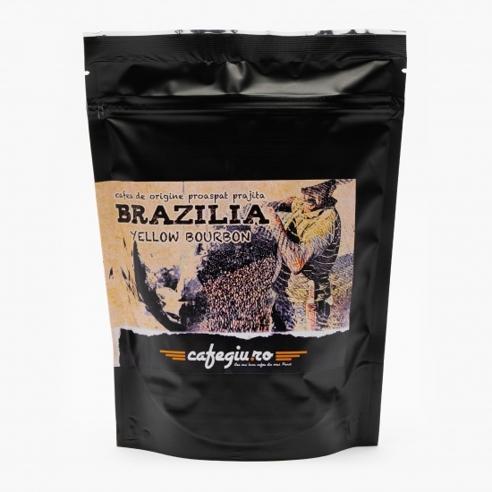 Cafea boabe proaspăt prăjită Brazilia Yellow Bourbon 250g