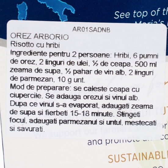 Orez Arborio pentru risotto 1kg