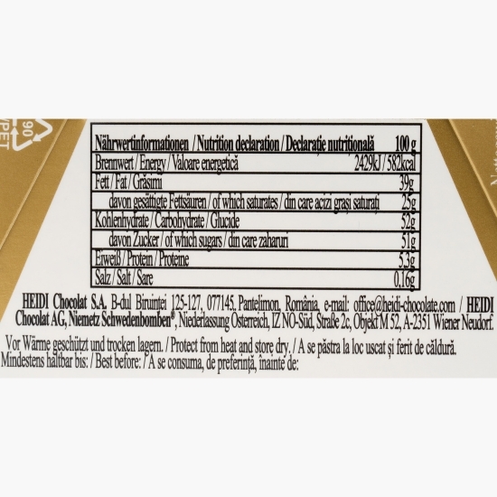 Praline din ciocolată albă cu umplutură de cafea 140g