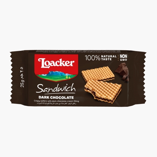 Napolitane crocante Sandwich dark chocolate 25g