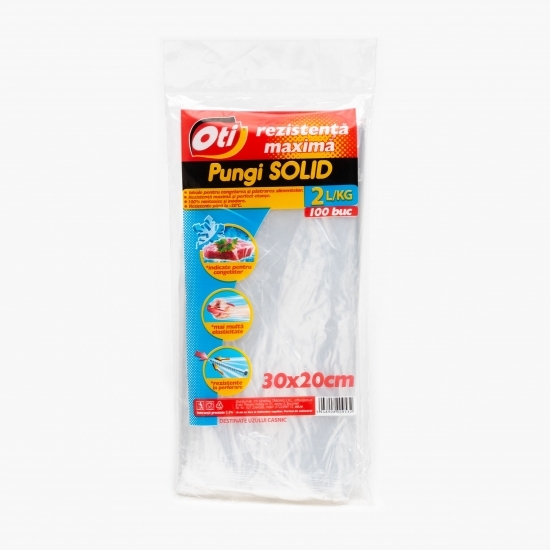 Pungi congelator Solid 2l 30x20cm 100 buc