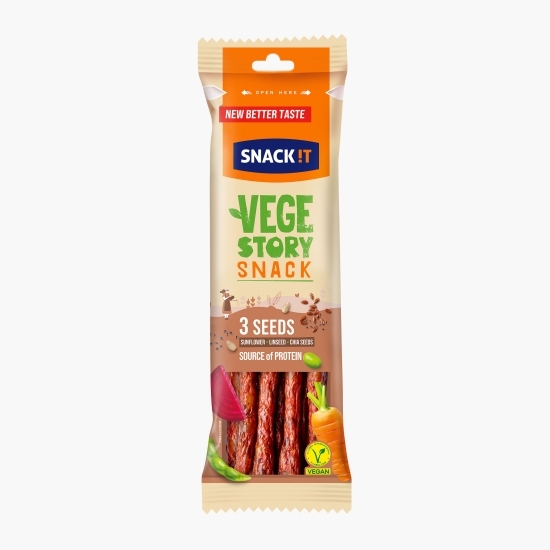 Cârnați sticks vegetali cu 3 semințe 90g