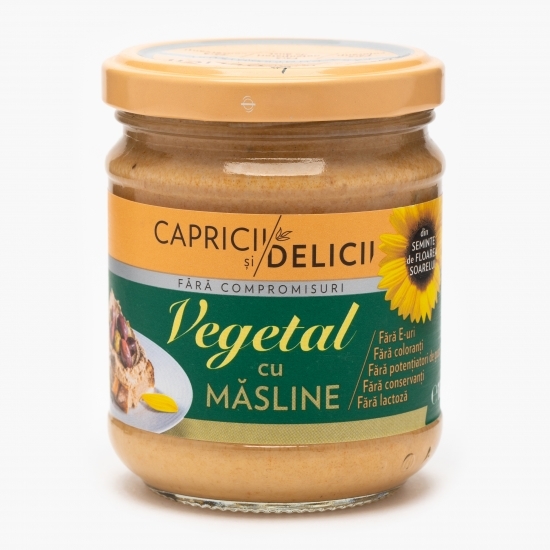 Pastă vegetală tartinabilă cu măsline 180g