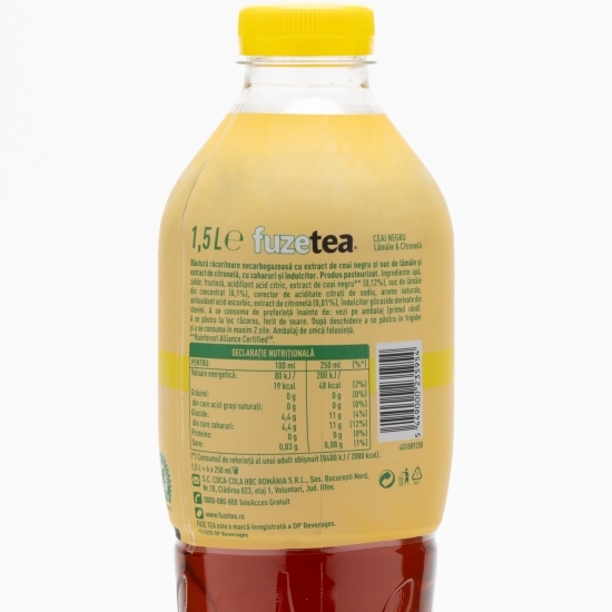 Ceai negru lămâie și citronelă 1.5l