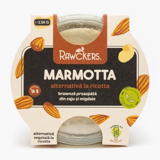 Specialitate Marmotta brawnză proaspătă din caju și migdale eco 150g