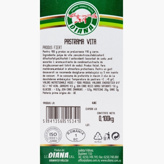 Pastramă de vită 100g