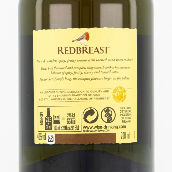 Single Pot Still Whiskey, 12 Yo, 40%, Ireland, 0.7l + cutie