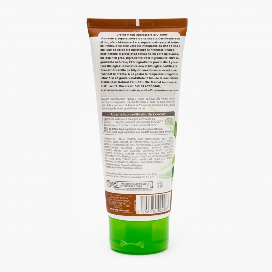 Cremă de mâini bio cu efect reparator 100ml
